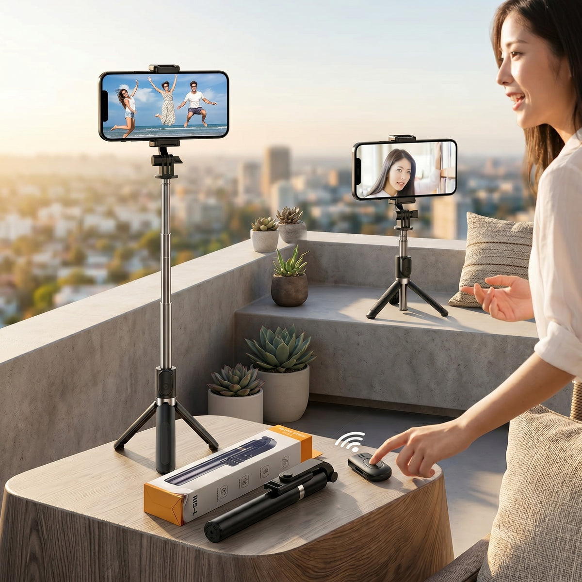4 In 1 R1SL Selfie Stick
