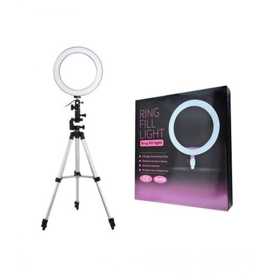 Portable 10-Inch LED Ring Light with 7 Feet Adjustable Tripod Stand & Mobile Holder