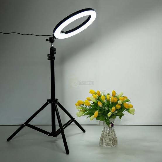 Portable 10-Inch LED Ring Light with 7 Feet Adjustable Tripod Stand & Mobile Holder